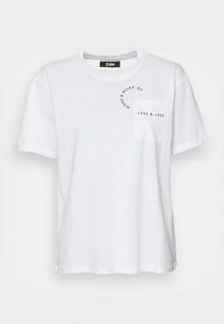 Zign PRINTED TEE - Print T-shirt - White 10 Zign PRINTED TEE - Print T-shirt - White -Zign 0069e26537d449cf8c8db8a54f7a119b