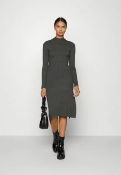 Zign Jumper Dress - Mottled Dark Grey -Zign 013c9d6df1364997be3af6b252f28533