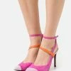 Zign LEATHER - Classic Heels - Orange/lilac/pink -Zign 01a9a53626134d78ac21353f3807437b