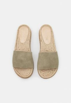 Zign LEATHER - Mules - Khaki -Zign 032aa7f47aff4cb1ac239c71fa47b168