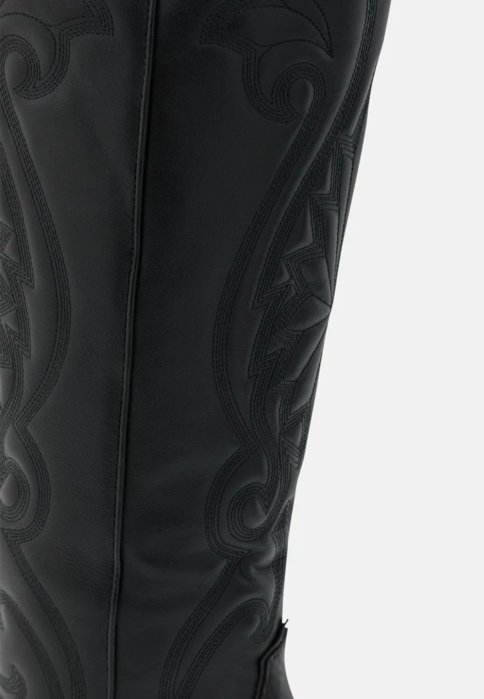 Zign LEATHER - Cowboy/Biker Boots - Black 8 Zign LEATHER - Cowboy/Biker Boots - Black - Image 6
