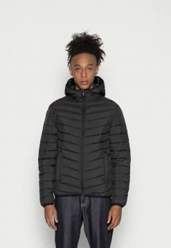 Zign PUFFER JACKET WITH CHEVRON QUILTING - Winter Jacket - Black