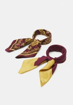 Zign 2 PACK UNISEX - Foulard - Bordeaux/gold