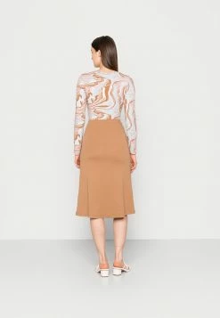 REDEZIGN - A-line Skirt - Brown -Zign 049682e81af5459fb6fac1115e8c9c89