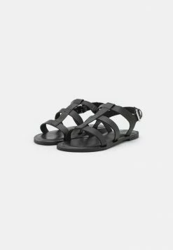 Zign LEATHER - Sandals - Black 10 Zign LEATHER - Sandals - Black -Zign 06867752035a48ffbc8b36e1e91230b6