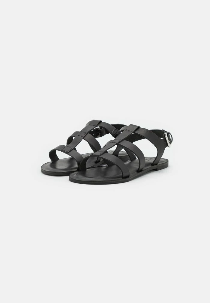 Zign LEATHER - Sandals - Black 5 Zign LEATHER - Sandals - Black - Image 3