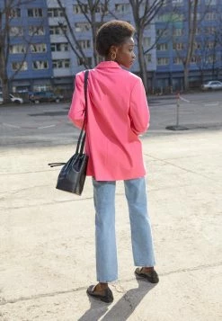 LEATHER REDEZIGN - Across Body Bag - Black