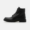 Zign Lace-up Ankle Boots - Black