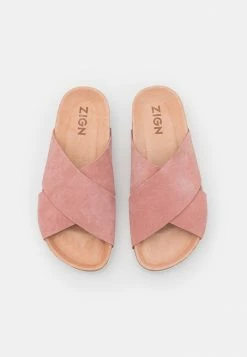 Zign LEATHER - Mules - Mauve -Zign 08e801ca3aef437ba3bff21680a47f1f
