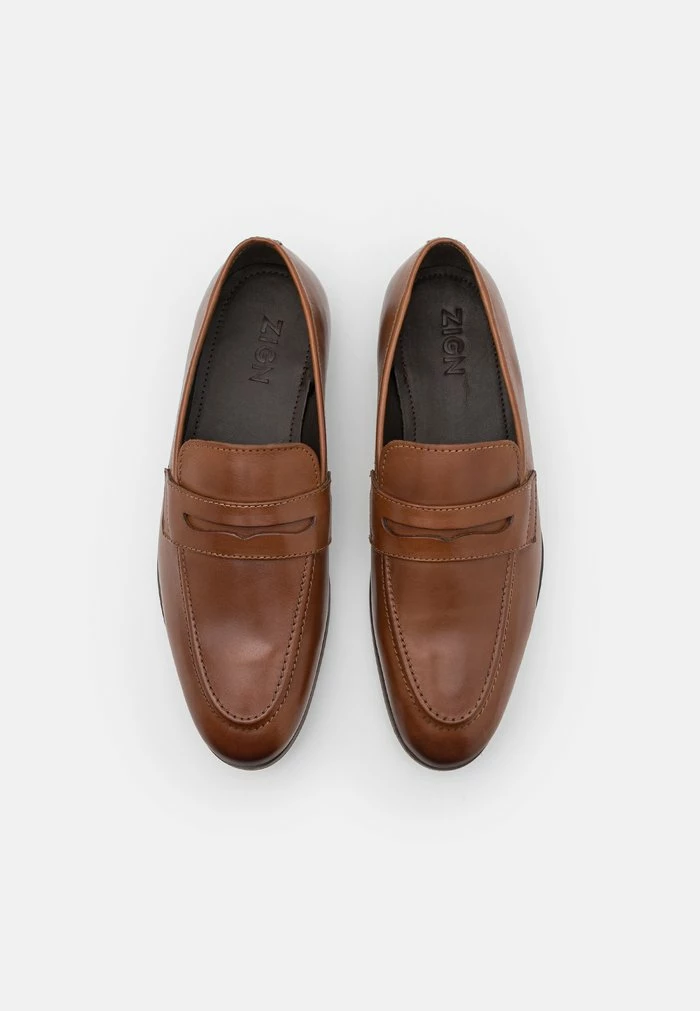 Zign LEATHER UNISEX - Slip-ons - Brown 6 Zign LEATHER UNISEX - Slip-ons - Brown - Image 4