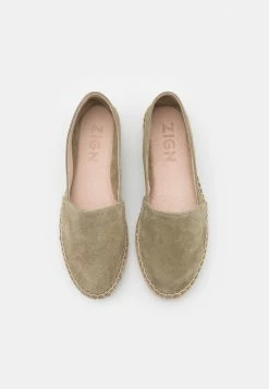 Zign LEATHER - Espadrilles - Khaki -Zign 0a6f7cde99a7452c97c44262fe042491