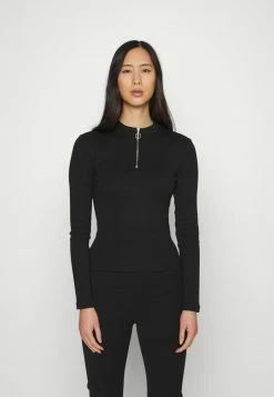 Zign Long Sleeved Top - Black