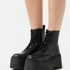 Zign LEATHER - Platform Ankle Boots - Black -Zign 0cd9b478897b4045ada0a90f1706a02d