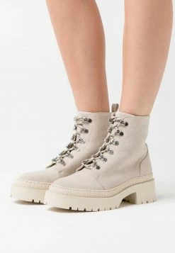 Zign Platform Ankle Boots - Off White