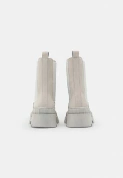 Zign LEATHER - Platform Ankle Boots - Light Grey -Zign 10a3d109908245b9a7f19d37fbe3293e