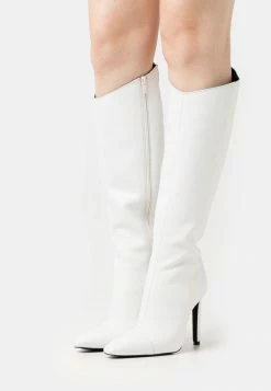 Zign LEATHER - High Heeled Boots - White