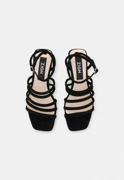 Zign LEATHER - Sandals - Black -Zign 10ec61efd7de4a03a0dc74a74ffebc58