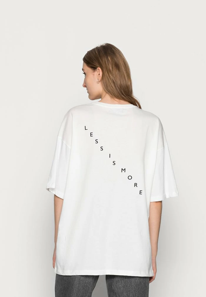 Zign SIMPLICITY TEE - Print T-shirt - Off-white 5 Zign SIMPLICITY TEE - Print T-shirt - Off-white - Image 3