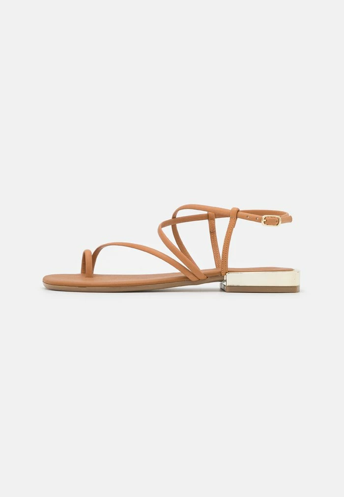 Zign T-bar Sandals - Cognac 4 Zign T-bar Sandals - Cognac - Image 2