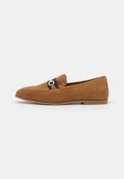 Zign LEATHER - Smart Slip-ons - Cognac