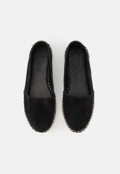 Zign LEATHER - Espadrilles - Black -Zign 174f15783f2e426fabf96ae061259b63