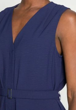 Zign WOVEN TUNIC DRESS BUCKLE - Day Dress - Dark Blue -Zign 1796c342aca446f29522a75841ebc1ba