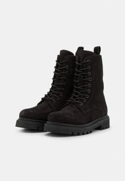 Zign LEATHER - Lace-up Ankle Boots - Black 10 Zign LEATHER - Lace-up Ankle Boots - Black -Zign 181ea957ea614898ab7381477e110ebc