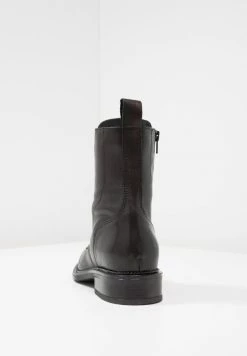 Zign Lace-up Ankle Boots - Black -Zign 184421a0b9914c42abbaa980f2b1366a