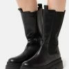 Zign Platform Boots - Black -Zign 1862eec7b0954fe7b462f69ec5bf3909