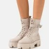 Zign LEATHER - Platform Ankle Boots - Sand -Zign 18f0cc7691284529b2baa0f22a765f6a