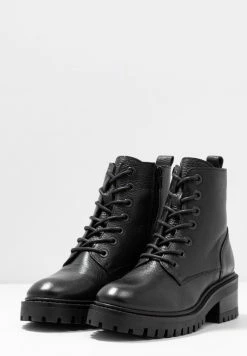 Zign Lace-up Ankle Boots - Black -Zign 1976bf5db4d444b4bd2692172f5b29f1
