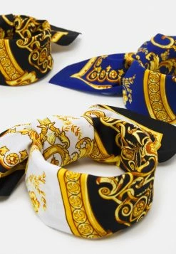 Zign UNISEX 3 PACK - Foulard - Black/white/blue -Zign 19c6a0be4bbe4be986521da91bde862c