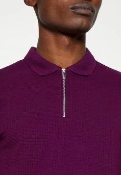 Zign Polo Shirt - Dark Purple -Zign 1a87a6872d4d4a5b90043a90837bdaf3