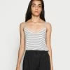 Zign STRIPEY - Top - Off-white/dark Blue 2 Zign STRIPEY - Top - Off-white/dark Blue -Zign 1ae67abe83454042babce90c7fbe7803