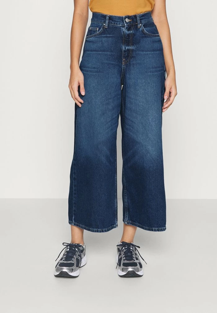 Zign WIDE SHARON - Straight Leg Jeans - Blue Denim 3 Zign WIDE SHARON - Straight Leg Jeans - Blue Denim