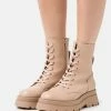 Zign Lace-up Ankle Boots - Light Pink 1 Zign Lace-up Ankle Boots - Light Pink -Zign 1c87bb7b19d54670a195533105c3558f