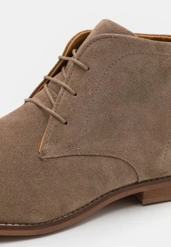 Zign LEATHER - Lace-up Ankle Boots - Taupe -Zign 1d16fbc2fd7d418abbeef53cc8df3194