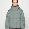 Zign SHORT OVERSIZE PUFFER - Winter Jacket - Dark Green -Zign 1d386585c81c4015853d3e968e3ab252