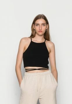 Zign CAMI WITH TIE DETAIL - Top - Black