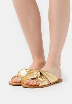 Zign Mules - Gold