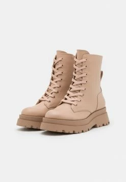 Zign Lace-up Ankle Boots - Light Pink -Zign 22c5ee6e5dd24e16bf4b616efd537b6f