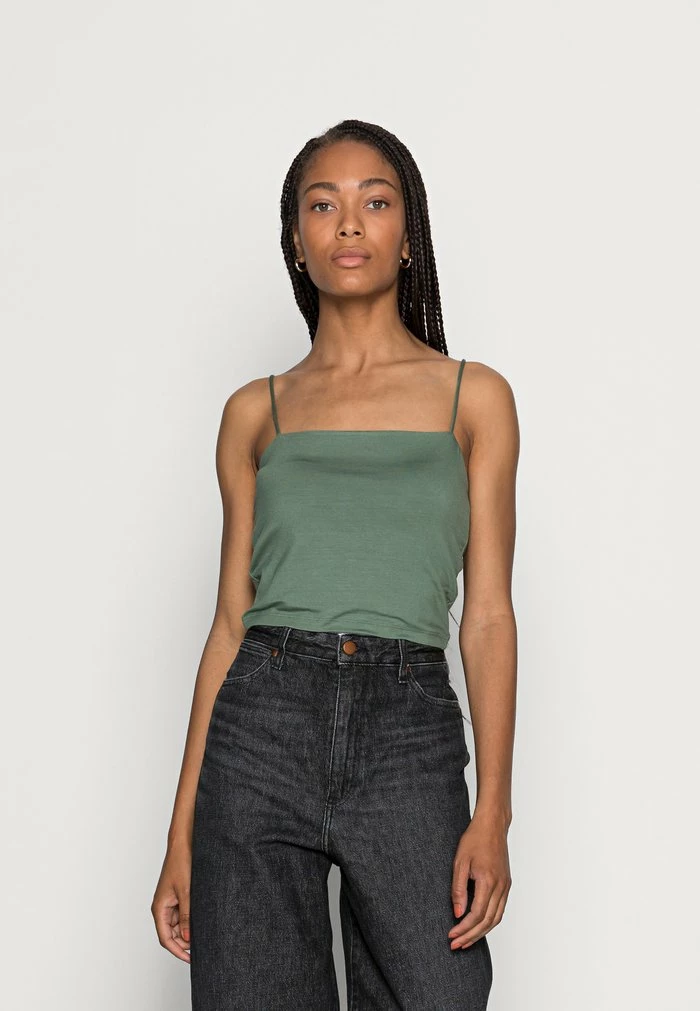 Zign MERCERIZED STRAP - Top - Light Green 3 Zign MERCERIZED STRAP - Top - Light Green