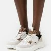 Zign LEATHER - Trainers - White/brown/black 1 Zign LEATHER - Trainers - White/brown/black -Zign 27b575a3bf0e41fd875f6c802e1ca875