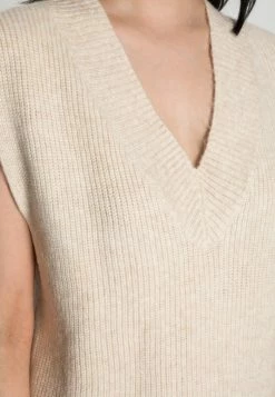 Zign V NECK - Jumper - Beige -Zign 27cf94badd6f4f12a94b0d0602dba3b1