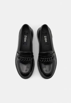 Zign LEATHER - Slip-ons - Black -Zign 27fce0f5bce94456957ffcfd2c335022