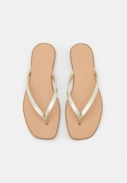 Zign LEATHER - T-bar Sandals - Gold -Zign 29eb438ca9734520b20fe6f5da91c8e4