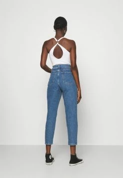 Zign Mom Fit Jeans - Straight Leg Jeans - Blue Denim -Zign 29f6d837211344a3a8209775fd4f2970