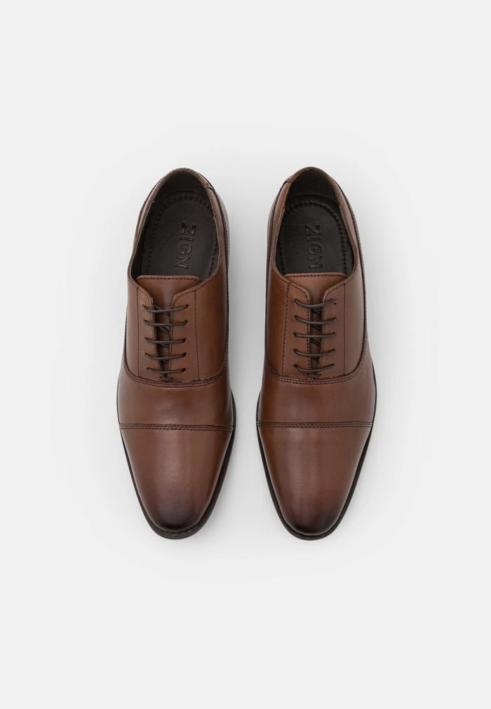 Zign LEATHER - Lace-ups - Brown 6 Zign LEATHER - Lace-ups - Brown - Image 4