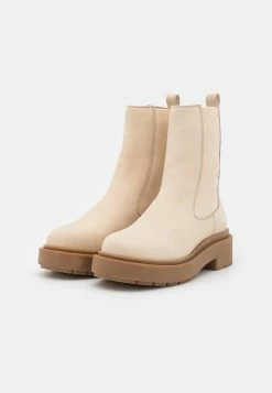 Zign LEATHER - Platform Ankle Boots - Beige -Zign 2afaf7f3ed2943319daff9c91953e0f8