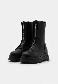 Zign LEATHER - Winter Boots - Black 10 Zign LEATHER - Winter Boots - Black -Zign 2b1cae24c6be42389e55f03a1131ab6b